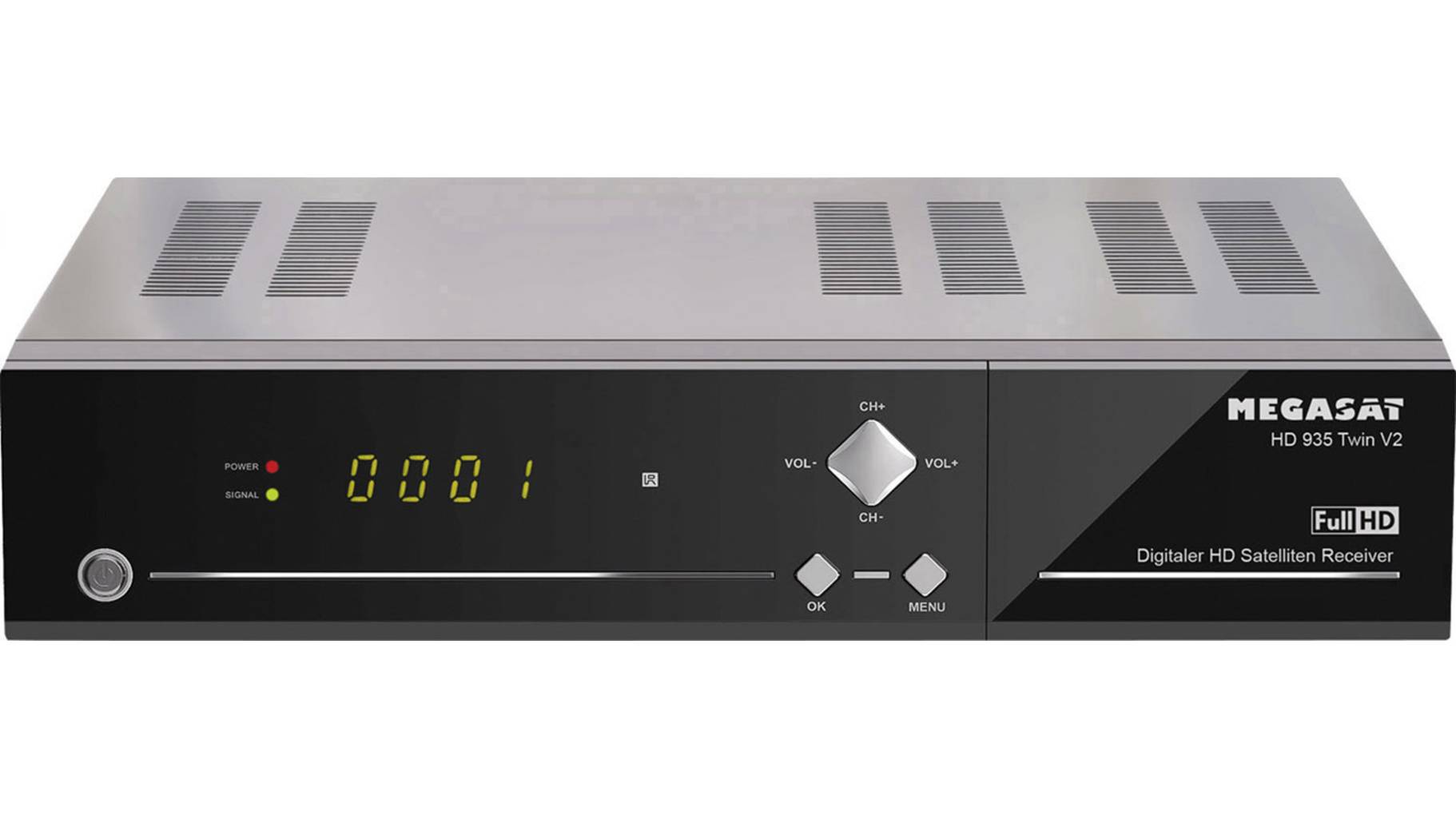 MegaSat HD 935 Twin V2 HD-SAT-Receiver Aufnahmefunktion, Ethernet MegaSat HD 935 Twin V2 HD-SAT-Receiver Aufnahmefunktion, Ethernet