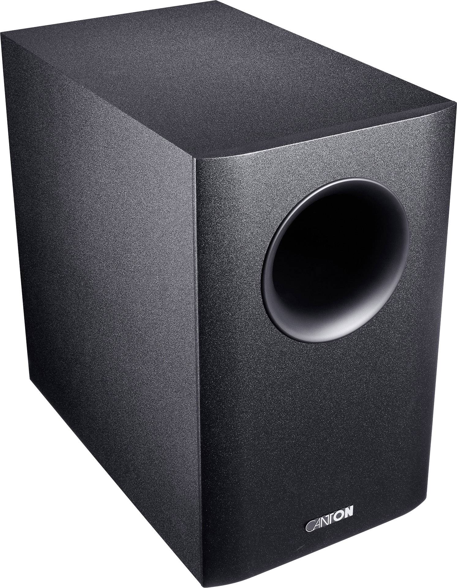 Canton AS 2020 SC HiFi Subwoofer Schwarz 100 W 38 Hz - 150 Hz