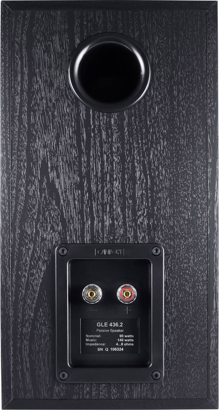 Canton GLE 436.2 Standlautsprecher Schwarz 140W 38Hz - 40000Hz 1 Paar