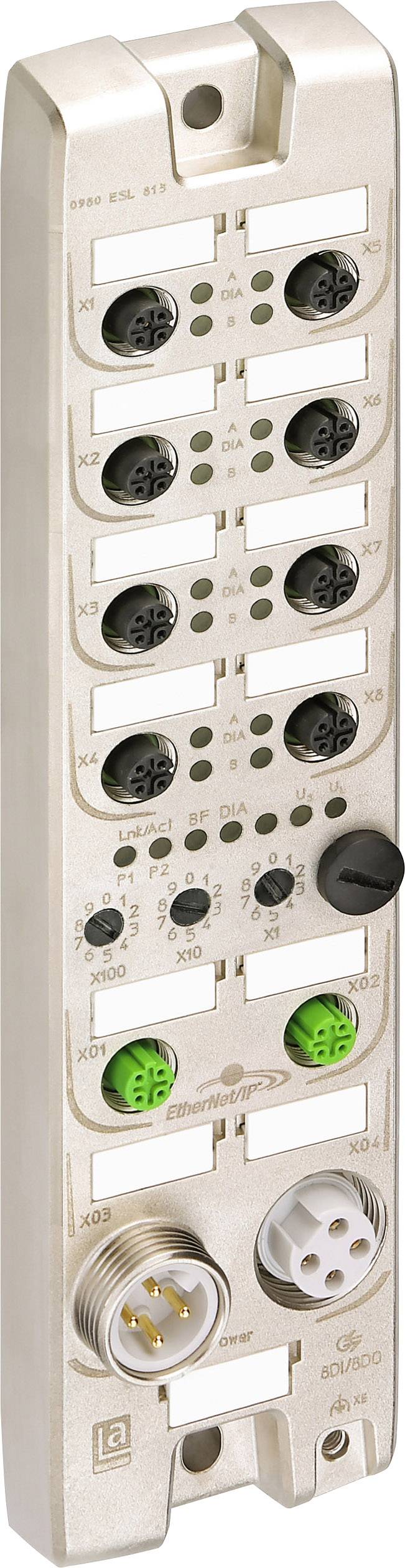 Lumberg Automation 0980 ESL 813-EIP 8DI/8DO-M12-R 934 691-003 Sensor/Aktorbox aktiv EtherNet/IP™ 1St.