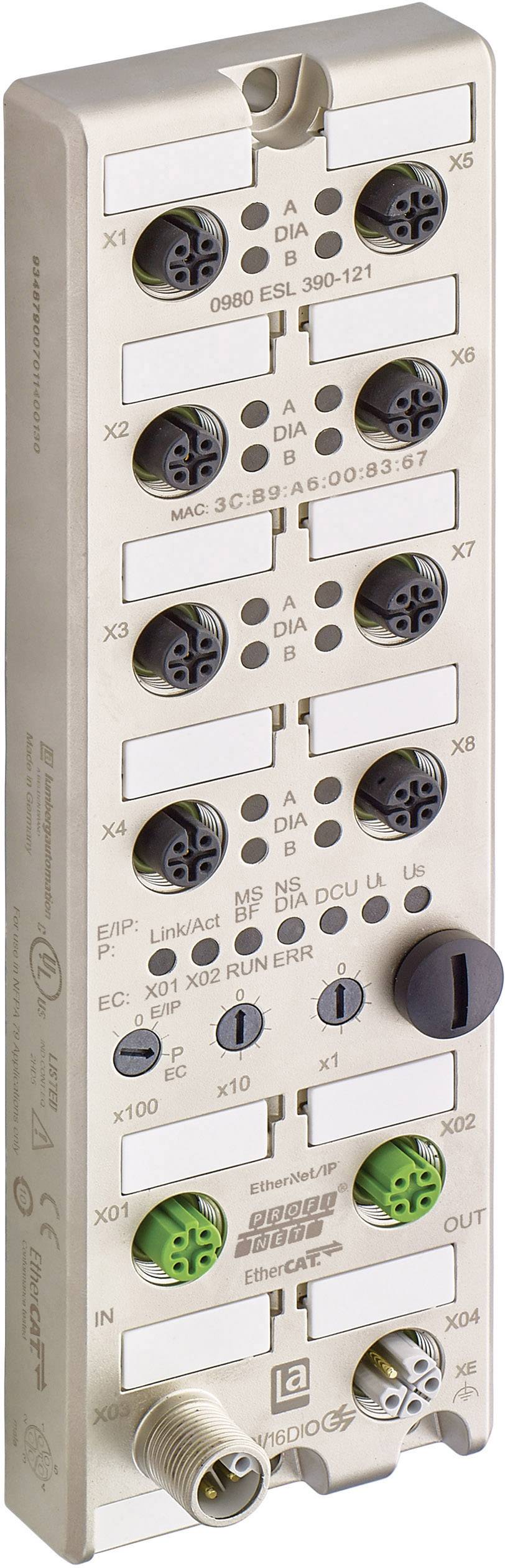 Lumberg Automation 0980 ESL 399-121 934 879-004 Sensor/Aktorbox aktiv EtherNet/IP™ 1St.