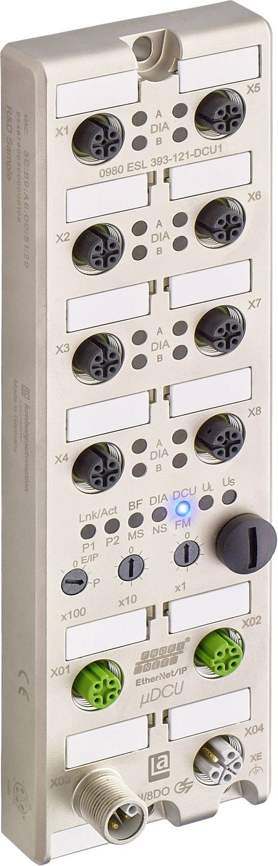 Lumberg Automation 0980 ESL 390-121-DCU1 934 879-008 Sensor/Aktorbox aktiv EtherNet/IP™ 1St.