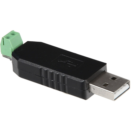 Joy-it Wandler (USB/RS485) Raspberry Pi, Arduino [1x USB 2.0 Stecker A - 1x 2-Draht-Leitung] Schwarz