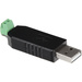 Joy-it Wandler (USB/RS485) Raspberry Pi, Arduino [1x USB 2.0 Stecker A - 1x 2-Draht-Leitung] Schwarz