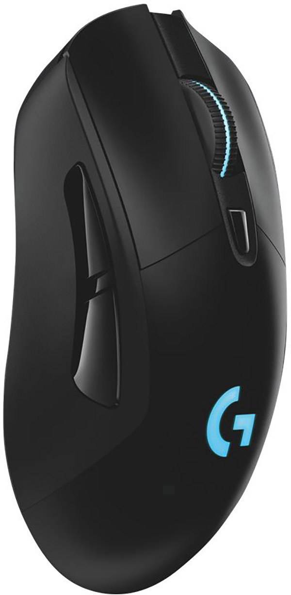 Logitech Gaming G703 Lightspeed Gaming-Maus Funk Optisch Schwarz 6 Tasten 16000 dpi Beleuchtet, Wiederaufladbar, Wireless Charging, Gewichts-Tuning