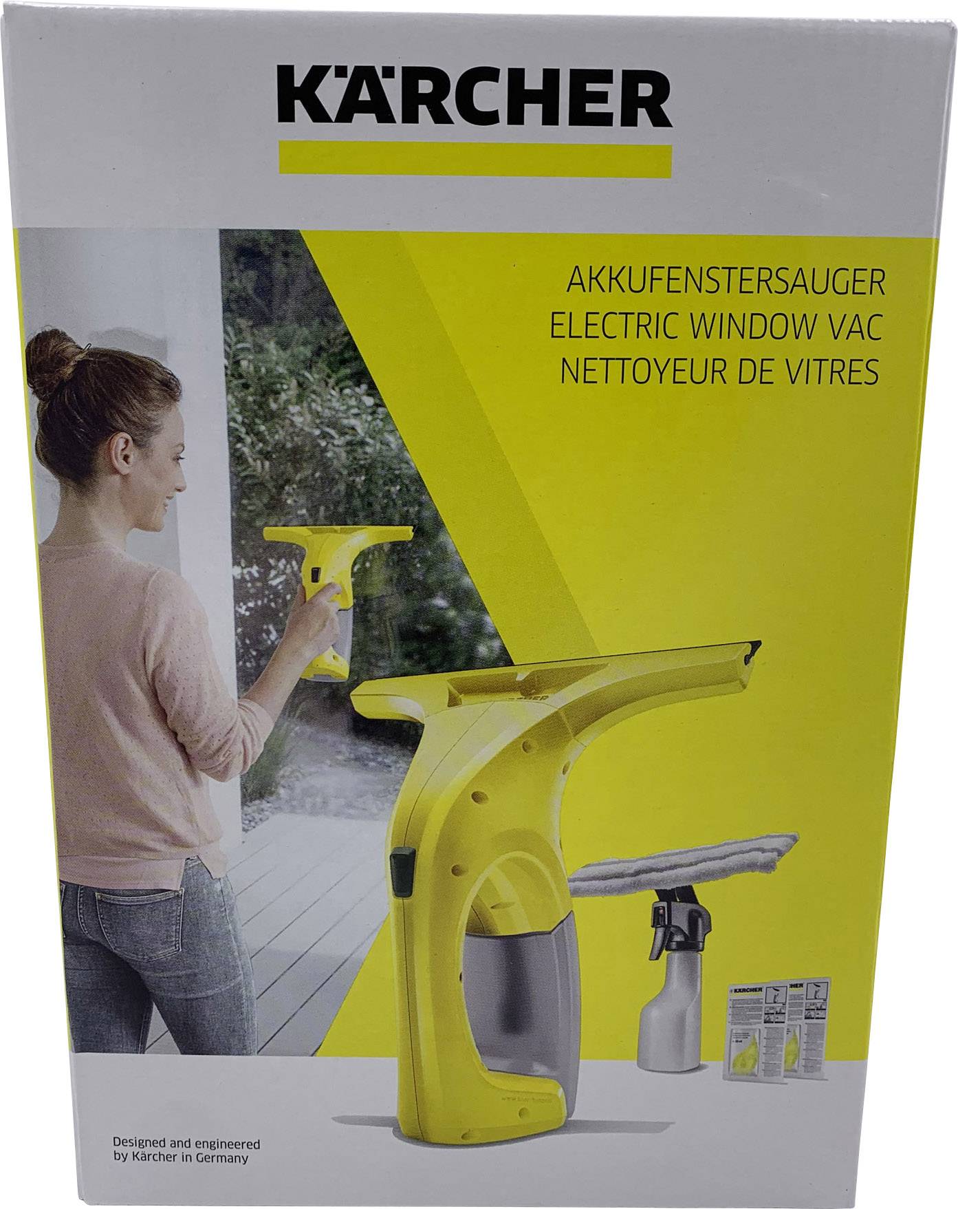 Kärcher KWI 1 Fenstersauger Gelb, Grau