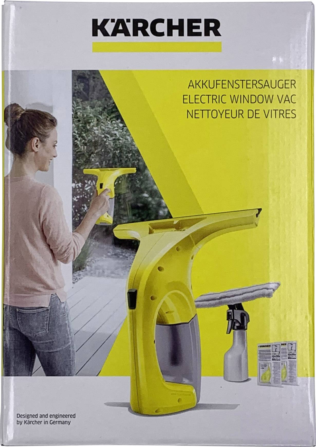 Kärcher KWI 1 Fenstersauger Gelb, Grau