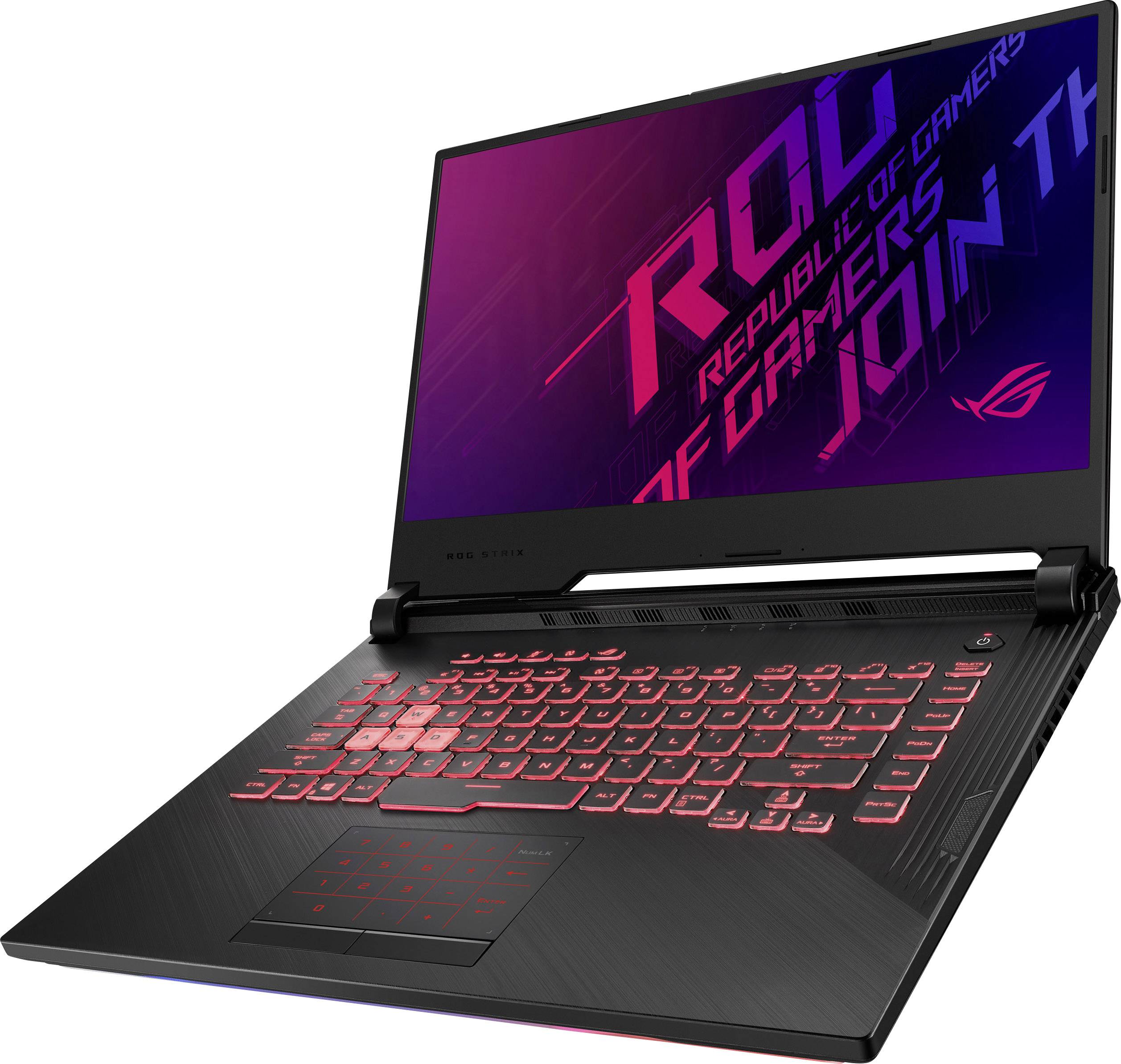 ASUS ROG Strix G531GU AL061T - Core i7 9750H / 2.6 GHz - Win 10 Home 64-Bit - 16 GB RAM - 512 GB SSD NVMe - 39.6 cm (15.6) 1920 x 1080 (Full HD)