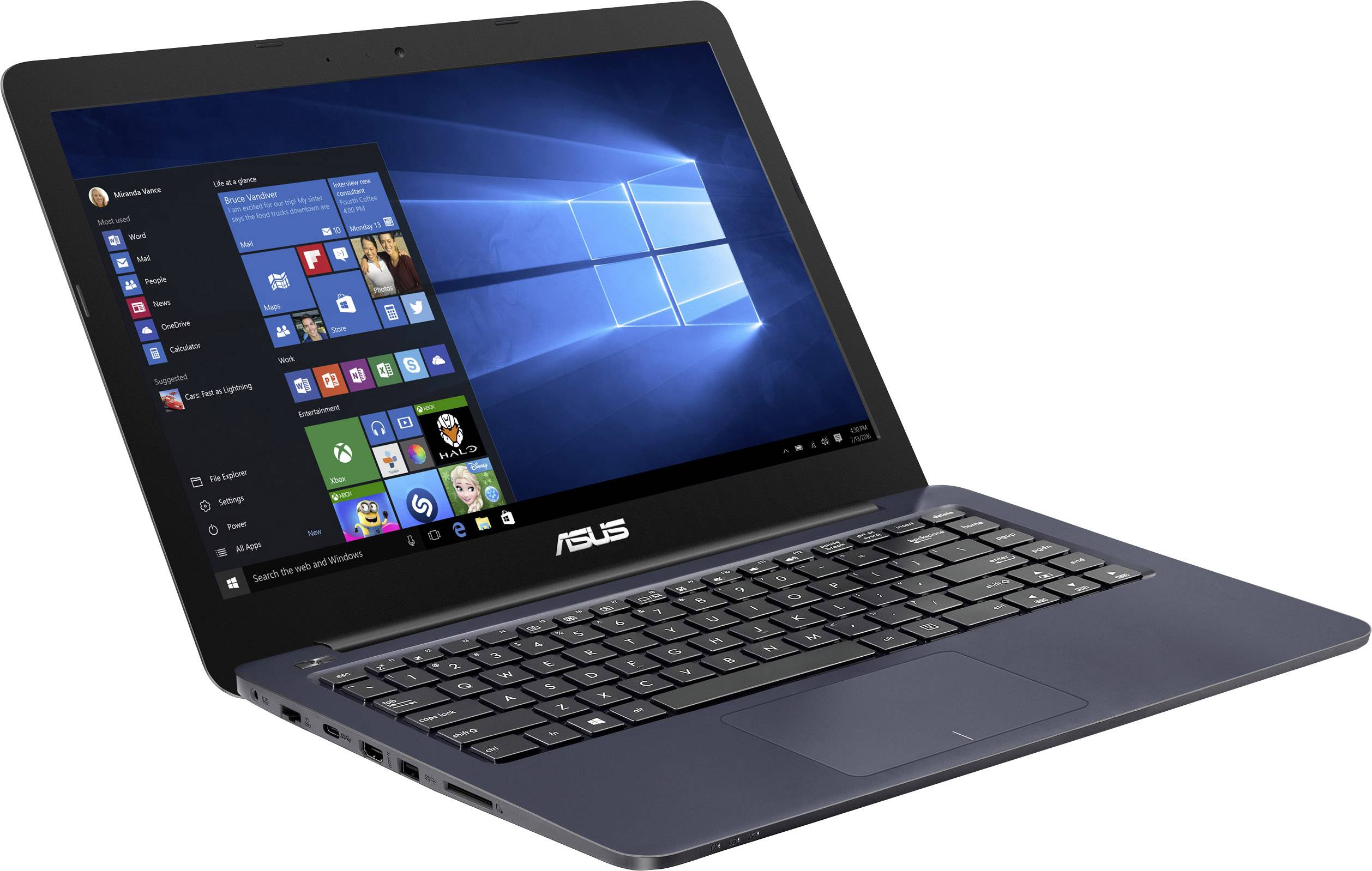 Asus E402YA-FA030T 35.6 cm (14.0 Zoll) Notebook AMD E2 E2-7015 4 GB 128 GB SSD AMD Radeon R2 Window