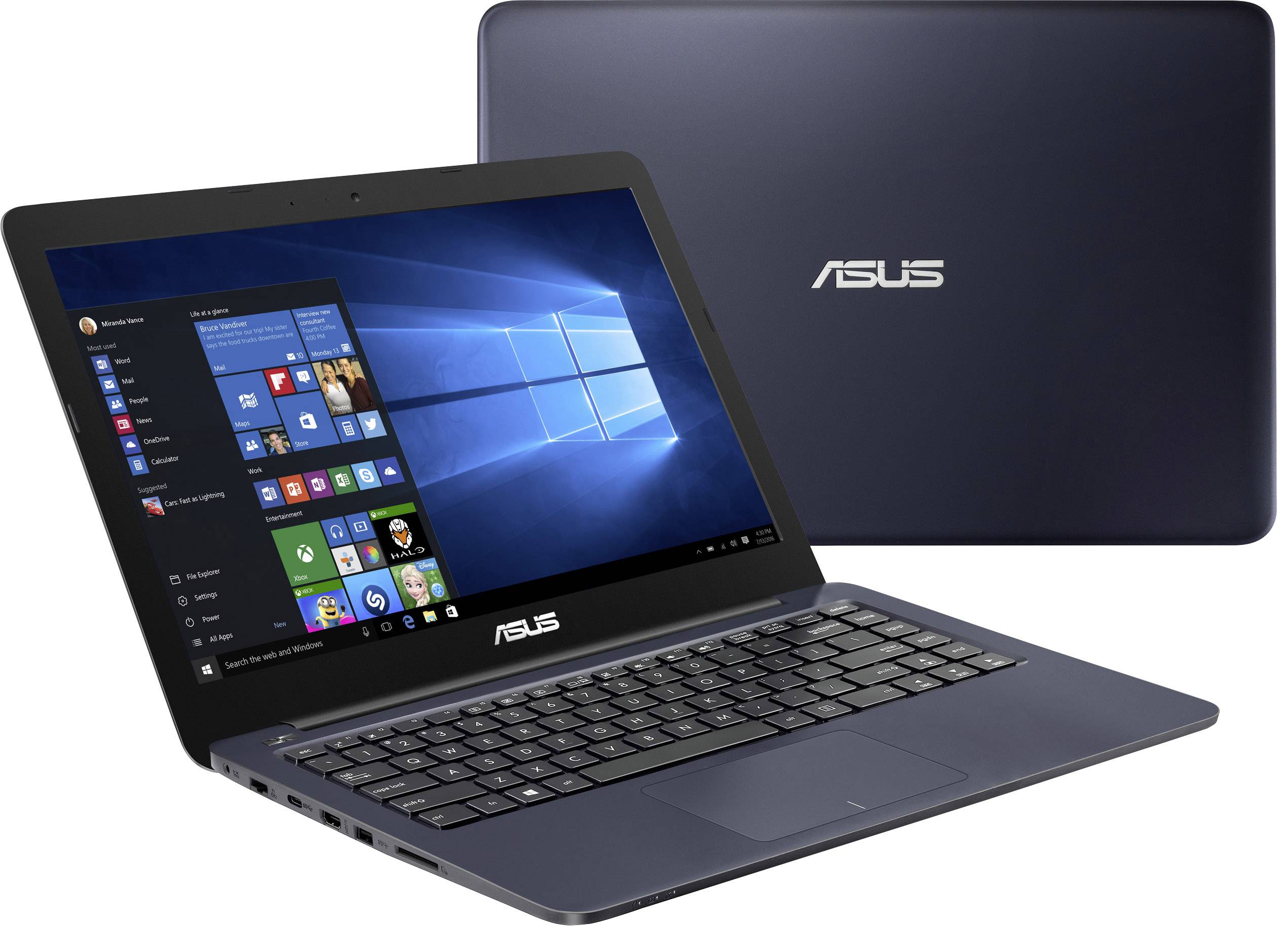 Asus E402YA-FA030T 35.6 cm (14.0 Zoll) Notebook AMD E2 E2-7015 4 GB 128 GB SSD AMD Radeon R2 Window