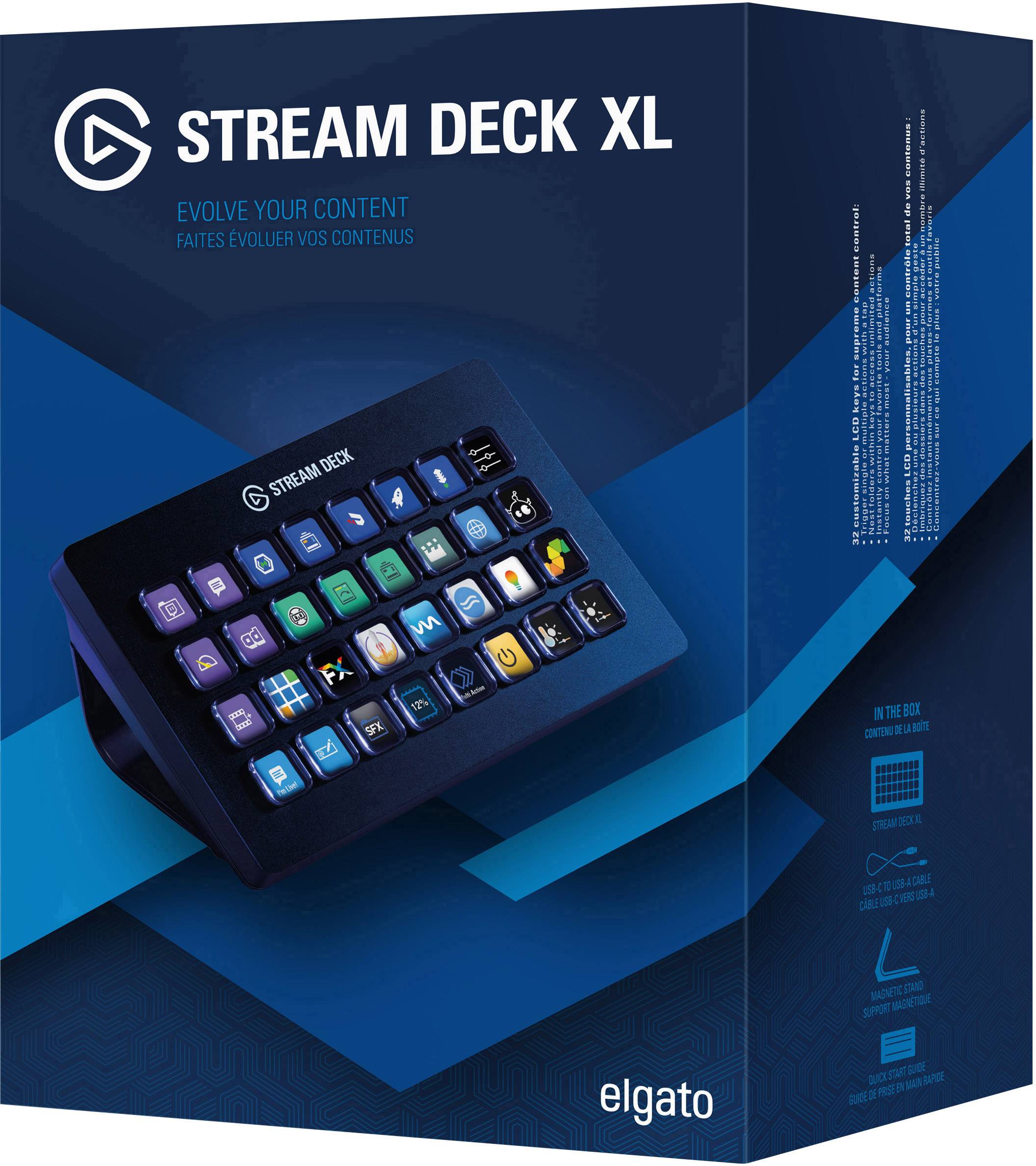 Elgato Stream Deck XL 10GAT9901 Beleuchtet, Display