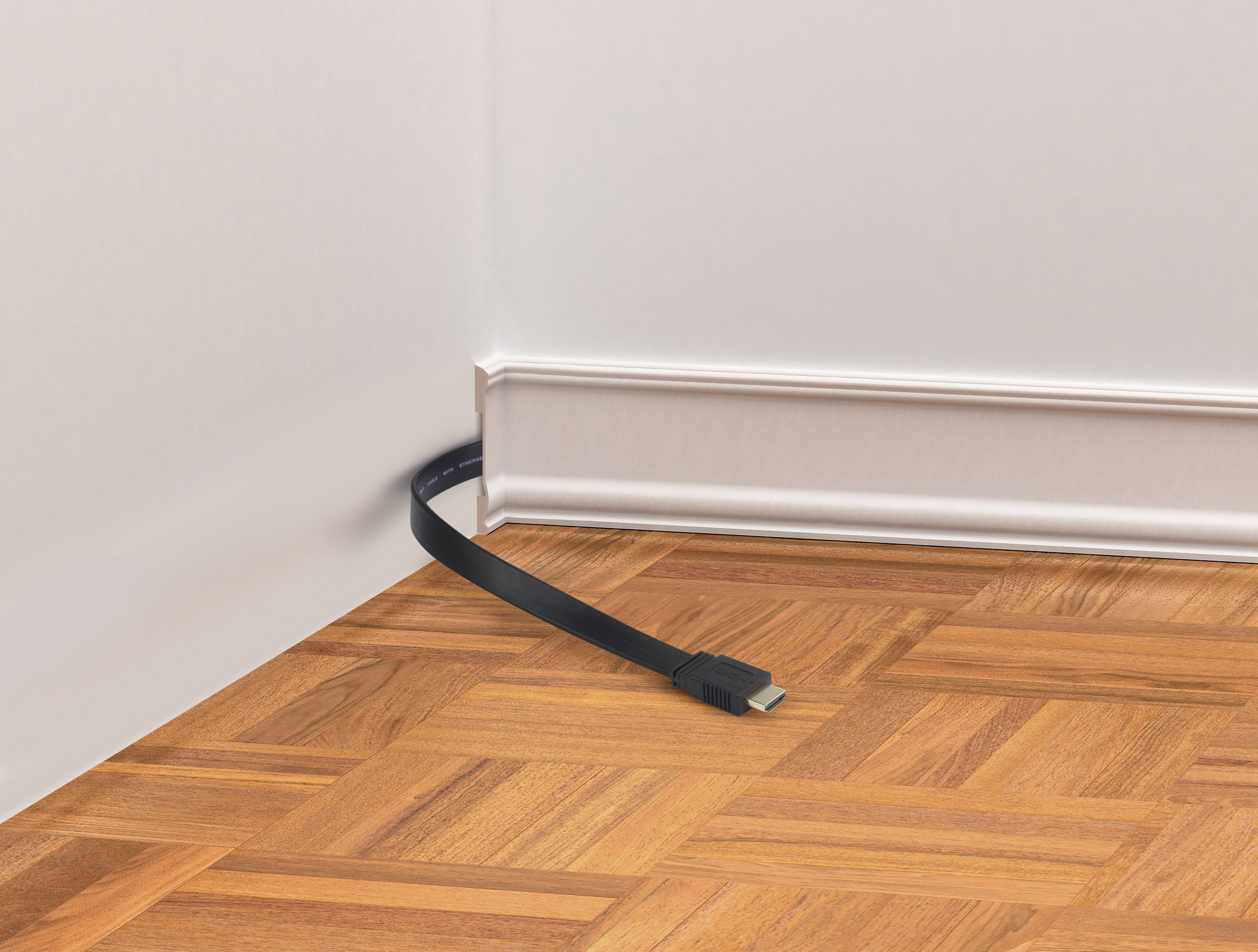 SpeaKa Professional HDMI Anschlusskabel HDMI-A Stecker, HDMI-A Stecker 10.00m Schwarz SP-8596844 4K UHD, Audio Return Channel