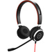 Jabra Evolve 40 MS Stereo Telefon On Ear Headset kabelgebunden Stereo Schwarz, Rot Noise Cancelling