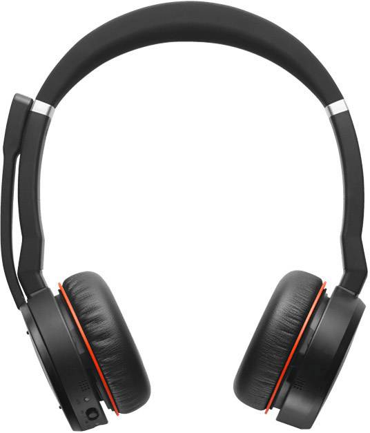 Jabra Evolve 75 Stereo MS Telefon On Ear Headset Bluetooth® Stereo Schwarz Mikrofon-Rauschunterdrückung, Noise Cancellin