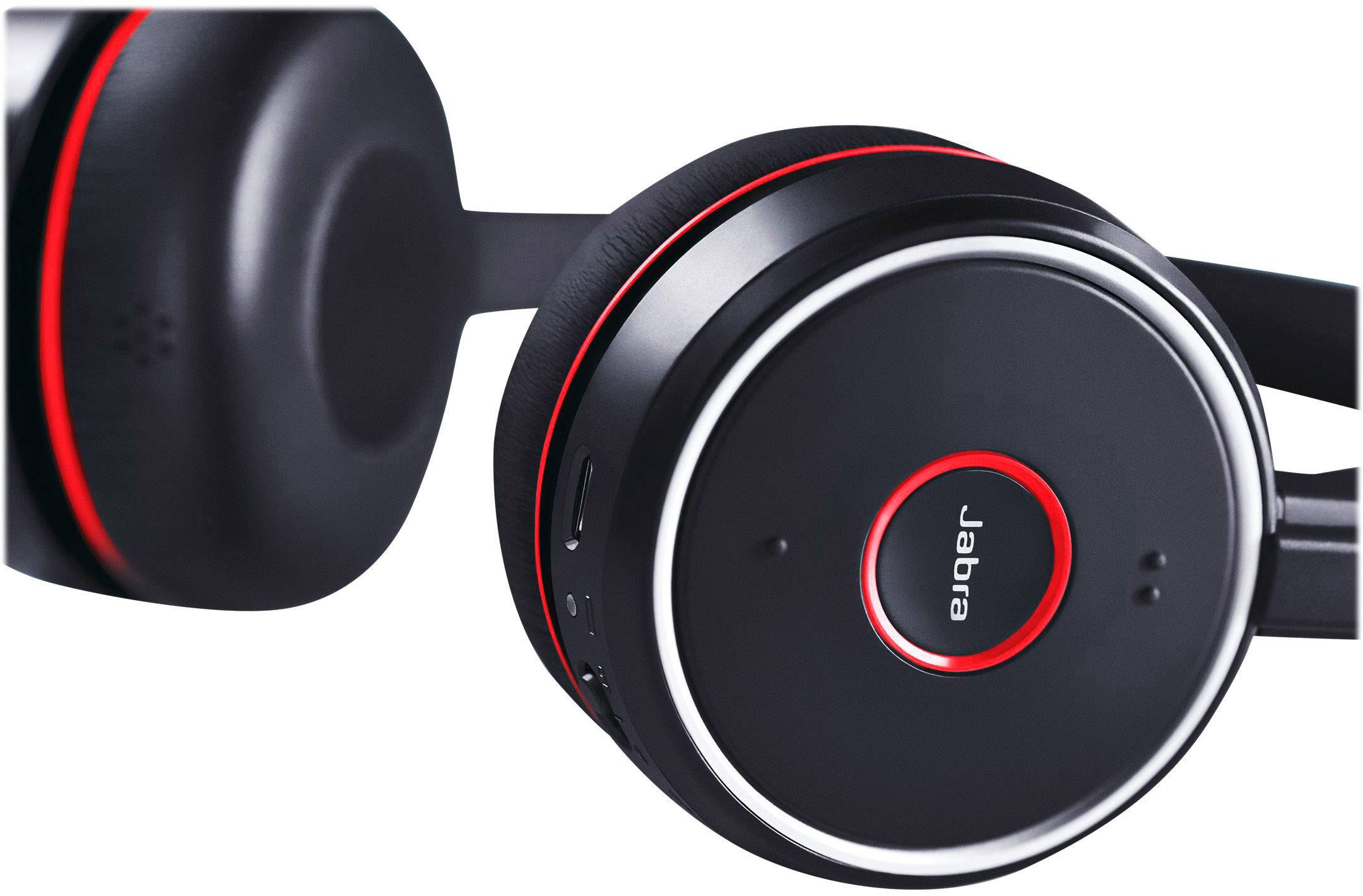 Jabra Evolve 75 Stereo MS Telefon On Ear Headset Bluetooth® Stereo Schwarz Mikrofon-Rauschunterdrückung, Noise Cancellin