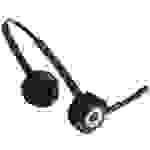 Jabra Pro 930 MS Telefon On Ear Headset DECT Stereo Schwarz Noise Cancelling Mikrofon-Stummschaltung
