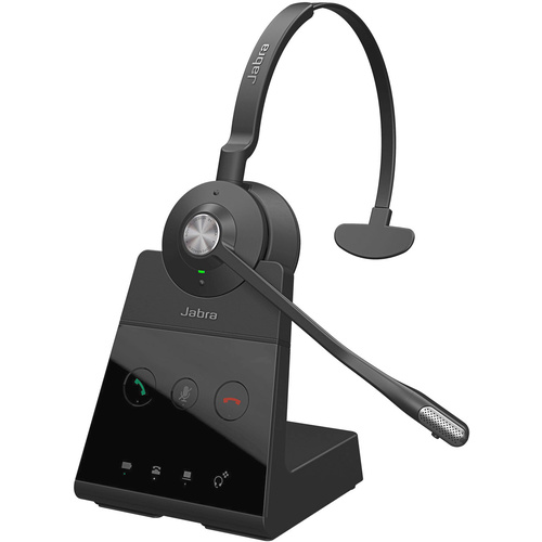 Jabra Engage 65 Mono Telefon On Ear Headset DECT Mono Schwarz Noise Cancelling Mikrofon-Stummschaltung
