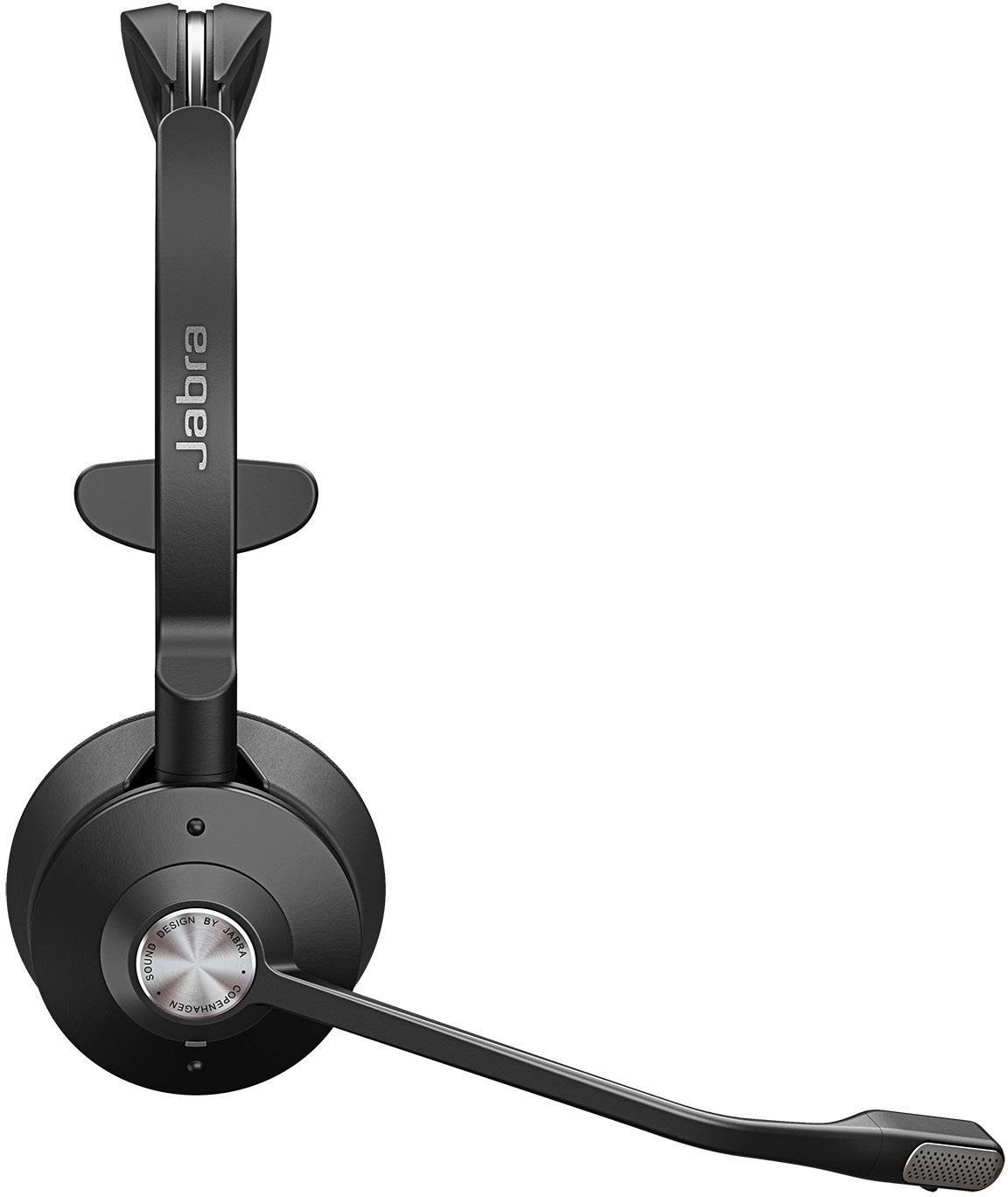 Jabra Engage 75 Mono Telefon On Ear Headset Bluetooth®, DECT Mono Schwarz Noise Cancelling Mikrofon-Stummschaltung