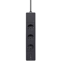 Eve home 10EAZ8301 WiFi-Steckdosenleiste 3fach Schwarz, Weiß Schutzkontakt 1St. Eve home 10EAZ8301 WiFi-Steckdosenleiste 3fach Schwarz, Weiß Schutzkontakt 1St.