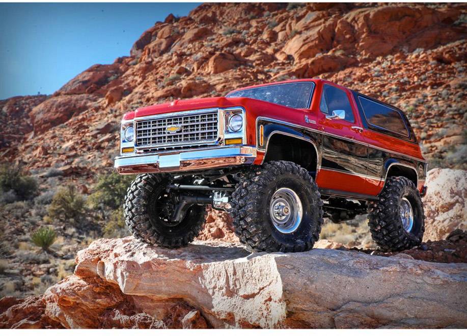 Traxxas Chevy Blazer Brushed 1:10 RC Modellauto Elektro Crawler Allradantrieb (4WD) RtR 2,4GHz