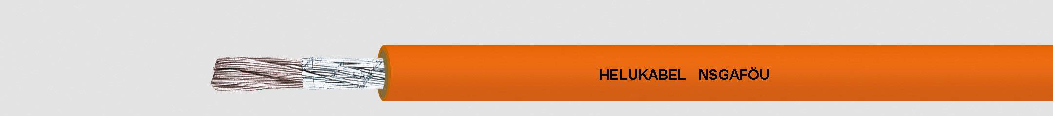 Helukabel 710665 Aderleitung NSGAFÖU 1 x 2.5 mm² Orange Meterware