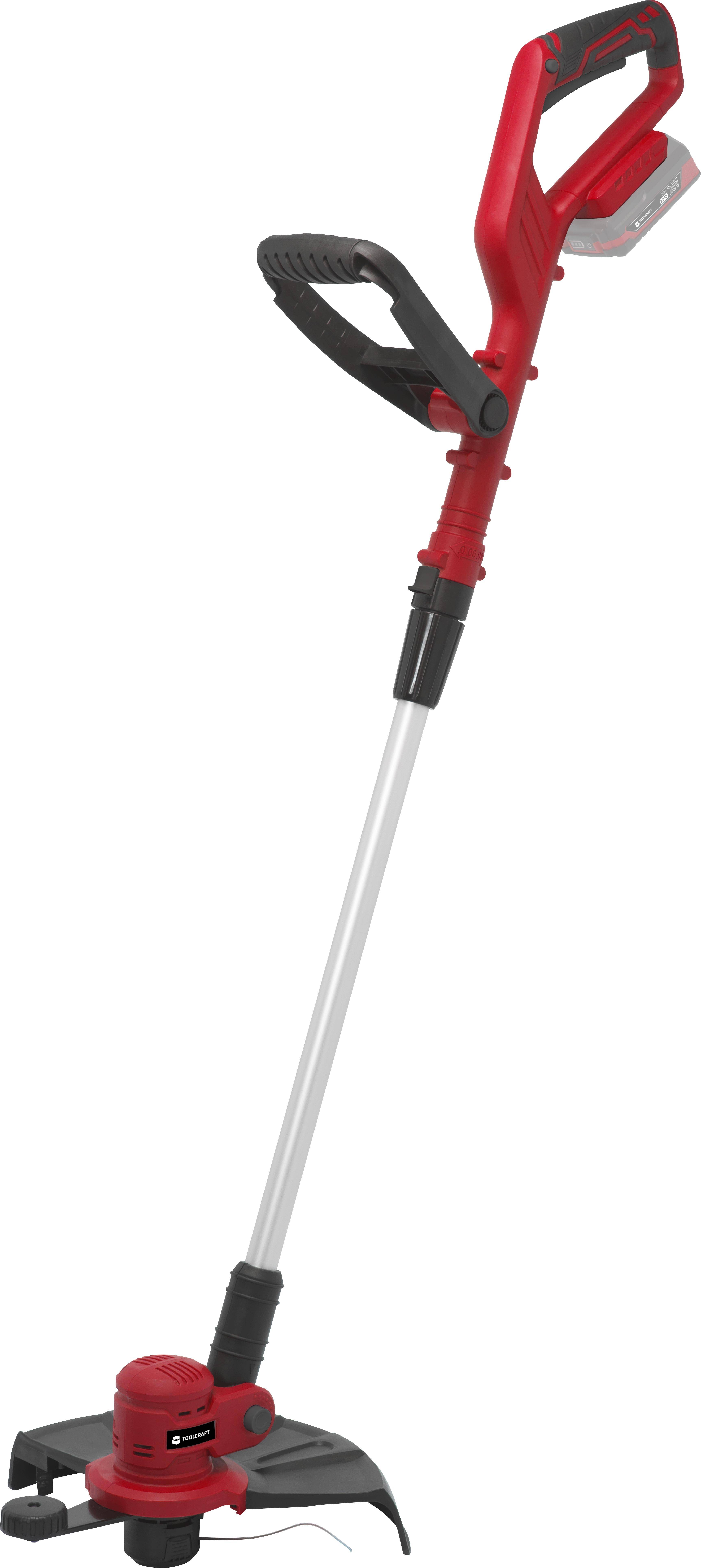 TOOLCRAFT RAS-200 / TAWB-200 Akku Rasentrimmer Höhenverstellbarer Griff 20V Schnittbreite (max.): 300mm