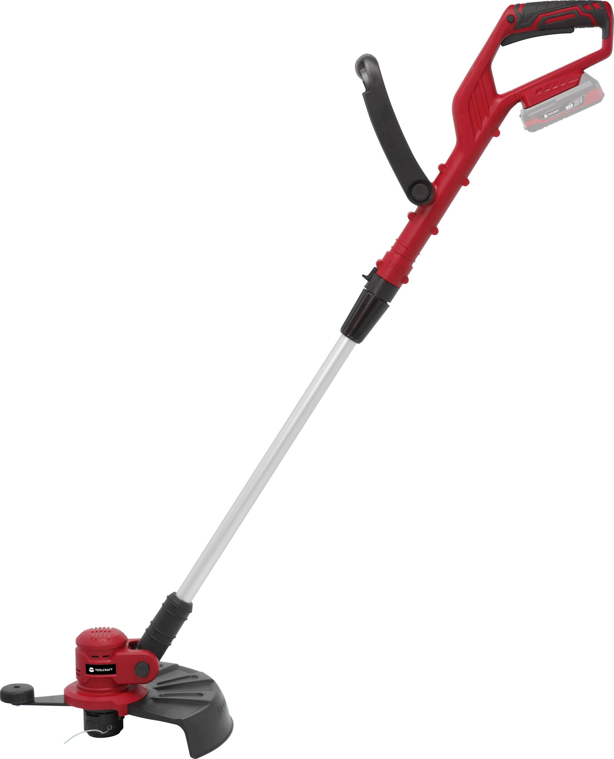 TOOLCRAFT RAS-200 / TAWB-200 Akku Rasentrimmer Höhenverstellbarer Griff 20V Schnittbreite (max.): 300mm