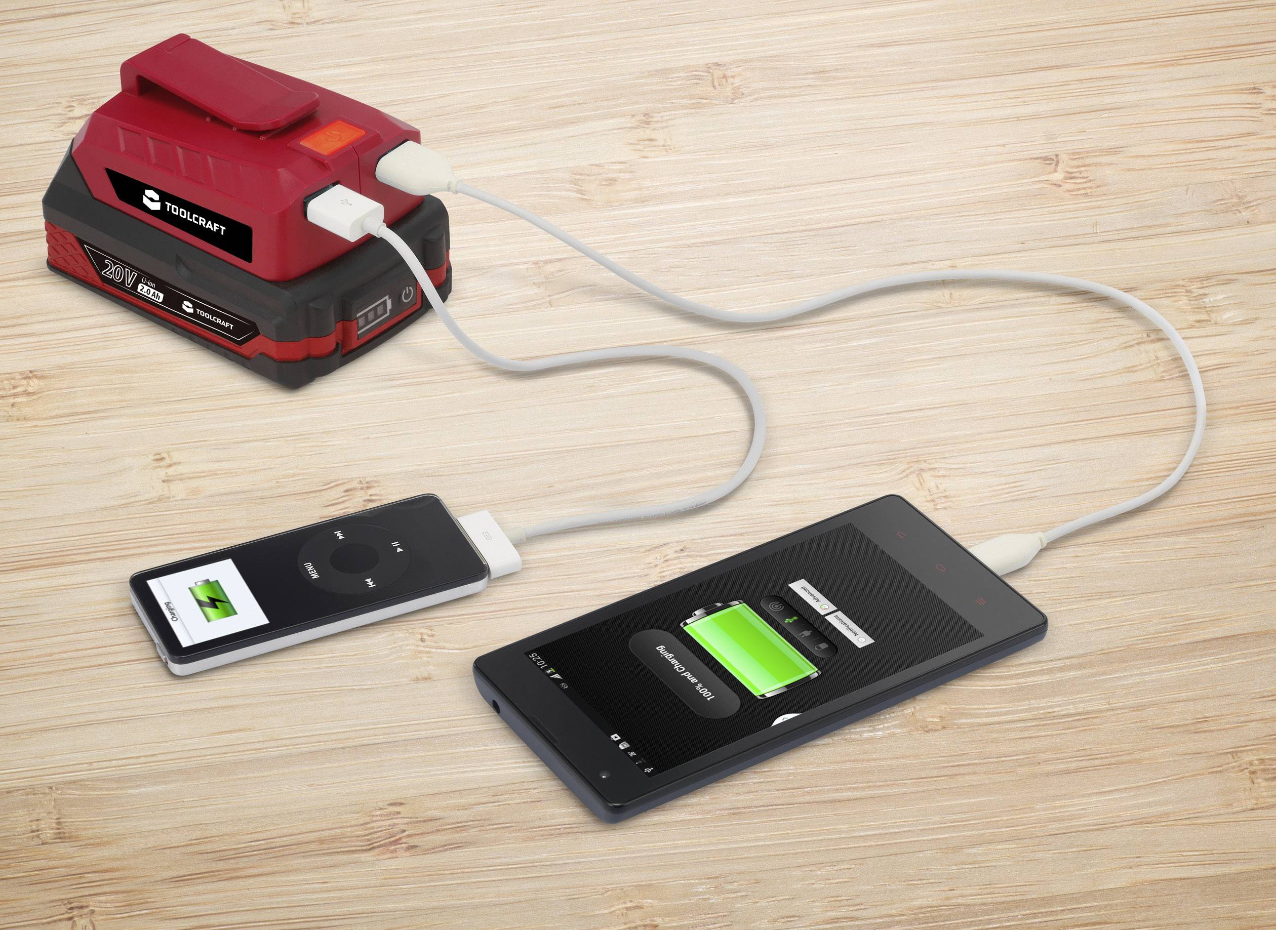 TOOLCRAFT SGA-010 / TAWB-200 Adapter 10W 2x USB-A Innenbereich