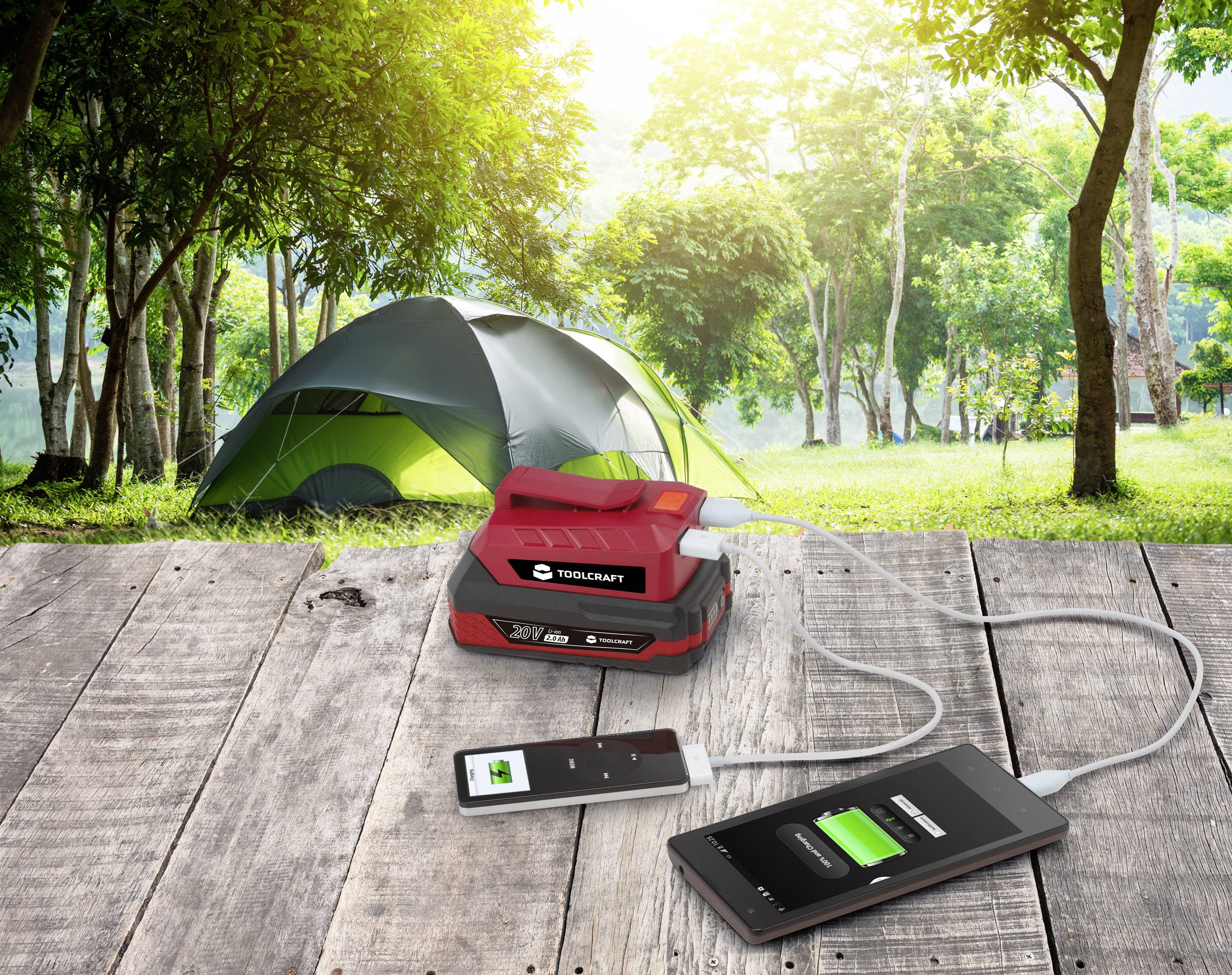 TOOLCRAFT SGA-010 / TAWB-200 Adapter 10W 2x USB-A Innenbereich