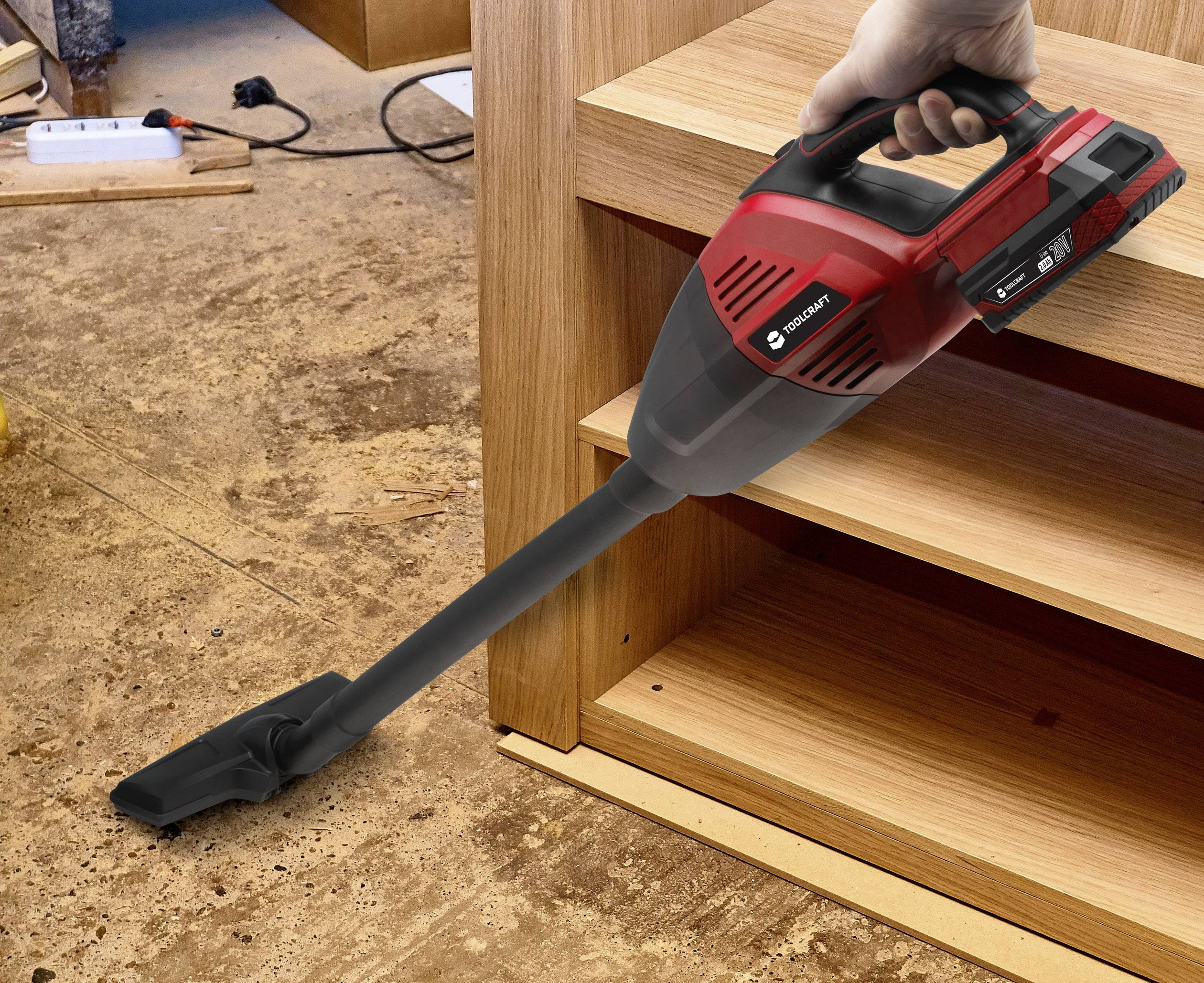 TOOLCRAFT HSG-100 / TAWB-200 TO-6448068 Akku-Handstaubsauger 20V ohne Akku