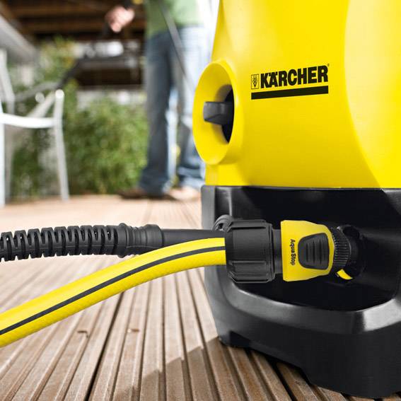 Kärcher Home & Garden 2.645-194.0 Kunststoff Schlauchkupplung Steckkupplung, 13 mm (1/2") - 15 mm (5/8") Wasserstop