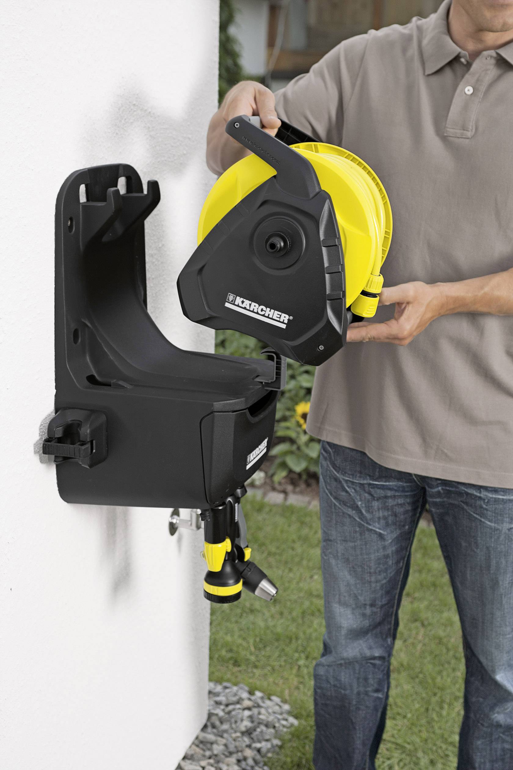 Kärcher Home & Garden 2.645-163.0 HR 7.300 Schlauchtrommel 1 St. Schwarz, Gelb