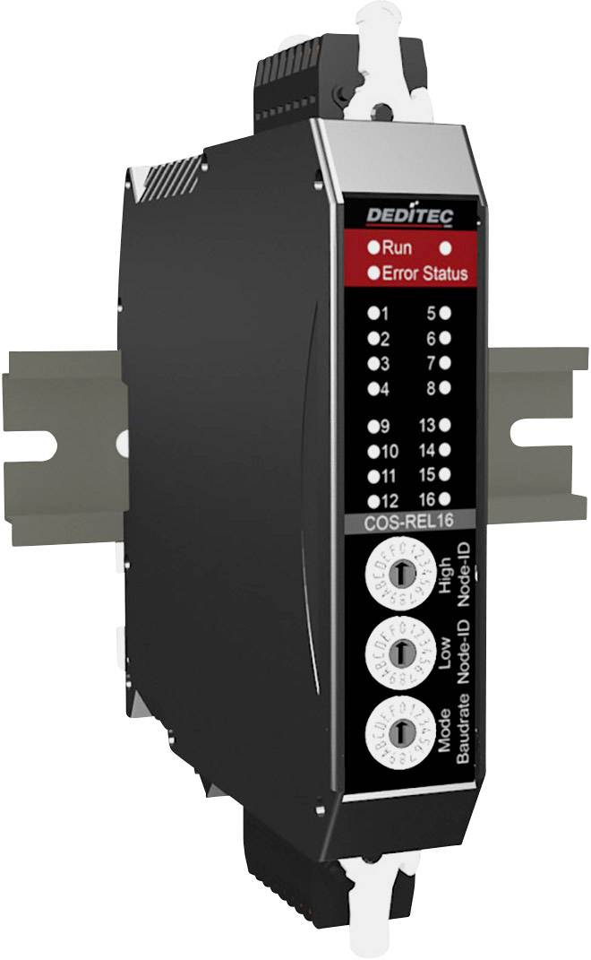 Deditec COS-REL16_5A COS-REL16_5A Ausgangsmodul Anzahl digitale Ausgänge: 16 Anzahl digitale Eingänge: 0 Anzahl Relais-Ausgänge