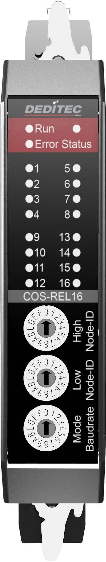 Deditec COS-REL16_5A COS-REL16_5A Ausgangsmodul Anzahl digitale Ausgänge: 16 Anzahl digitale Eingänge: 0 Anzahl Relais-Ausgänge