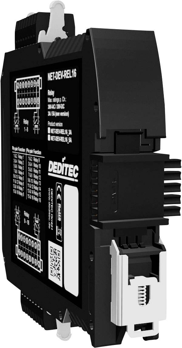 Deditec NET-DEV-REL16_3A NET-DEV-REL16_3A Ausgangsmodul Anzahl digitale Ausgänge: 16 Anzahl digital