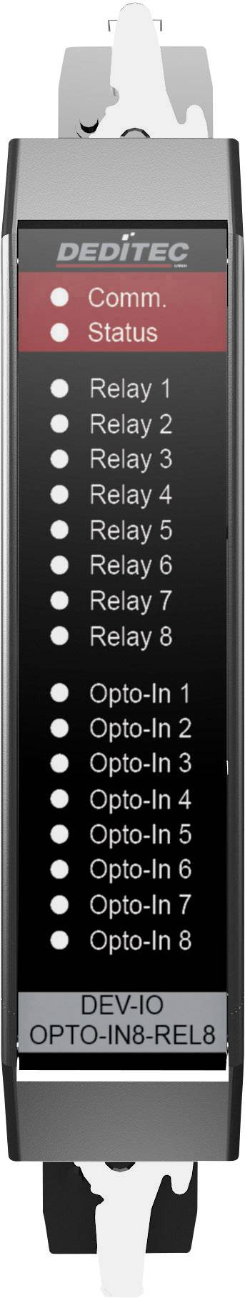 Deditec NET-DEV-OPT-IN8-REL8 NET-DEV-OPT-IN8-REL8 I/O-Modul Anzahl digitale Ausgänge: 8 Anzahl digi
