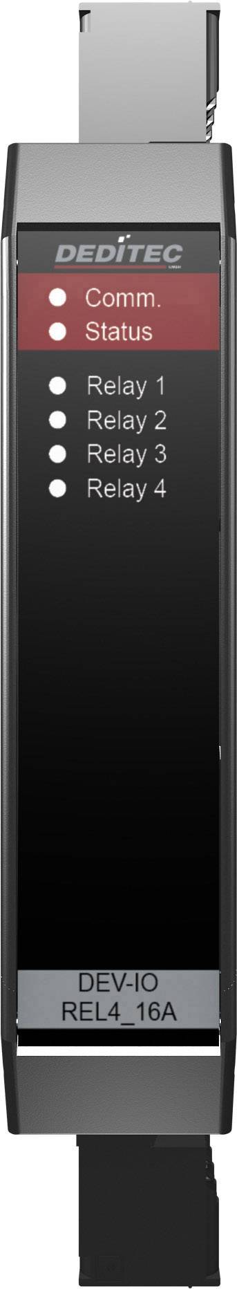 Deditec NET-DEV-REL4_UM_12A NET-DEV-REL4_UM_12A Ausgangsmodul Anzahl digitale Ausgänge: 4 Anzahl digitale Eingänge: 0 Anzahl