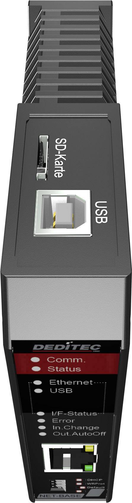 Deditec NET-CPU-BASE NET-CPU-BASE Multifunktionsmodul USB, Ethernet Anzahl Eingänge: 0 x Anzahl Ausgänge: 0 x 7 V, 24V 1St.