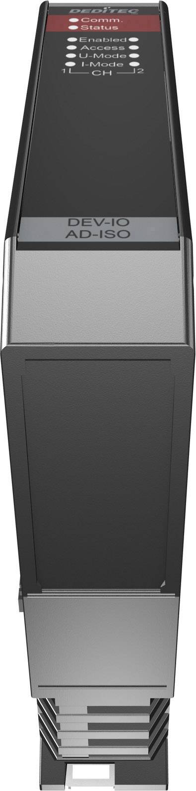 Ein schwarzes elektronisches Gerät mit der Aufschrift 'DEVIC AD-150'. Oben rote und weiße Beschriftungen mit mehreren LED-Anzeigen.
