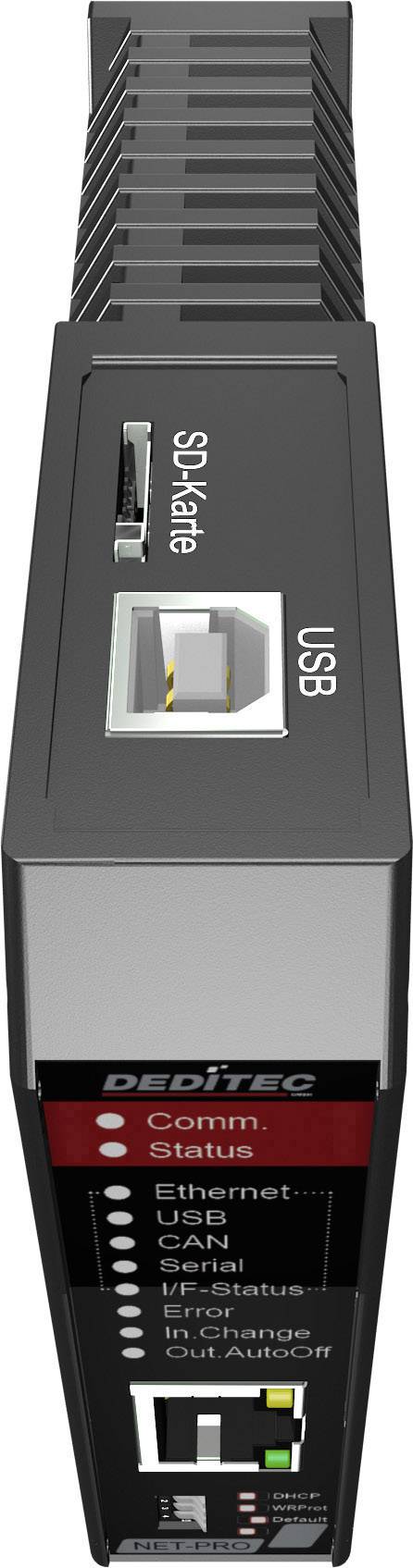 Deditec NET-CPU-PRO-CS NET-CPU-PRO-CS Multifunktionsmodul CAN Bus, USB, Ethernet, RS-232, RS-485 An