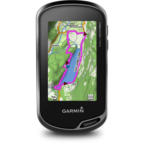 Garmin Oregon 750t Outdoor Navi Fahrrad, Geocaching, Wandern, Boot Europa GLONASS, GPS, inkl. topographische Karten, Bluetooth®