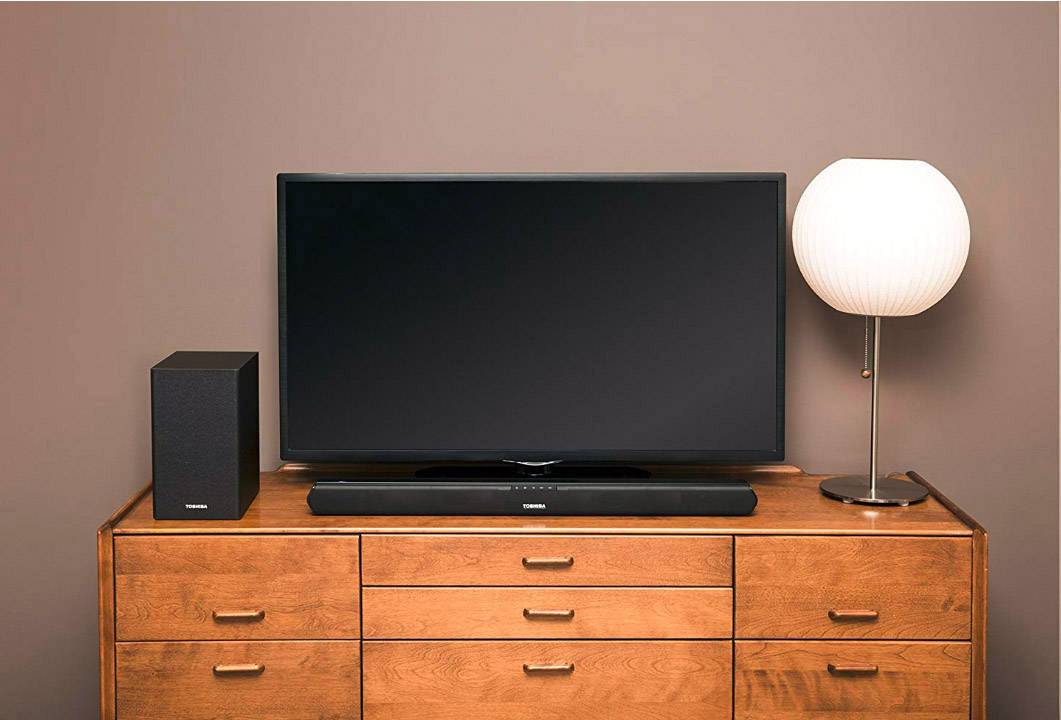 Toshiba TY-WSB600 Soundbar Schwarz Bluetooth®, inkl. kabellosem Subwoofer, USB