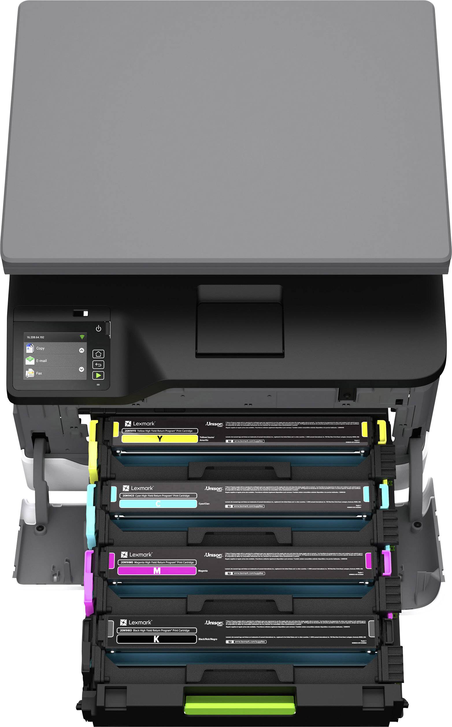Lexmark MC3224dwe Multifunktionsdrucker Laser Farbe A4 Drucker, Scanner, Kopierer LAN, WLAN, Duplex