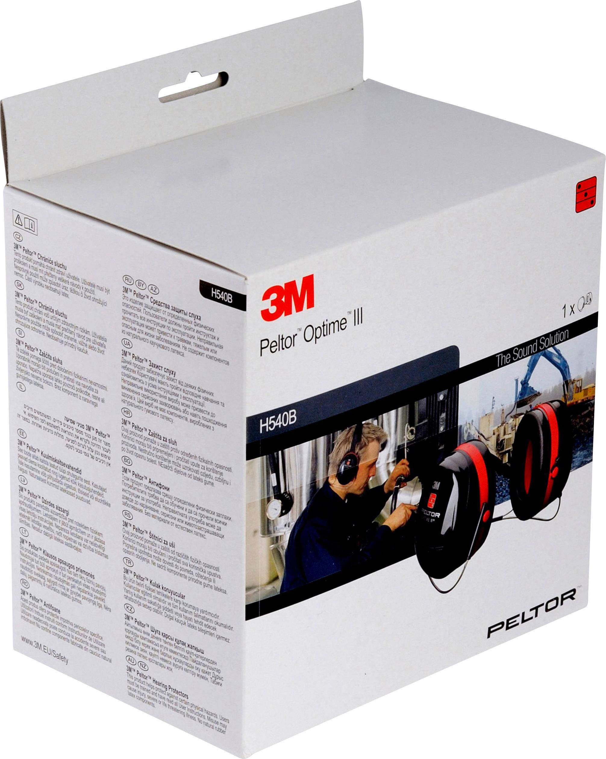 3M Peltor Optime III H540B Kapselgehörschutz 34 dB EN 352-1, EN 352-3:2002 1St.