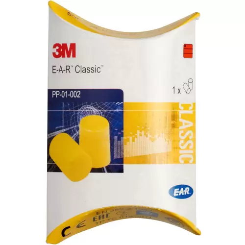 3M EAR PD01001 Classic Gehörschutzstöpsel Nachfüllpackung 31 dB einweg EN 352-2 500 Paar 3M EAR PD01001 Classic Gehörschutzstöpsel Nachfüllpackung 31 dB einweg EN 352-2 500 Paar