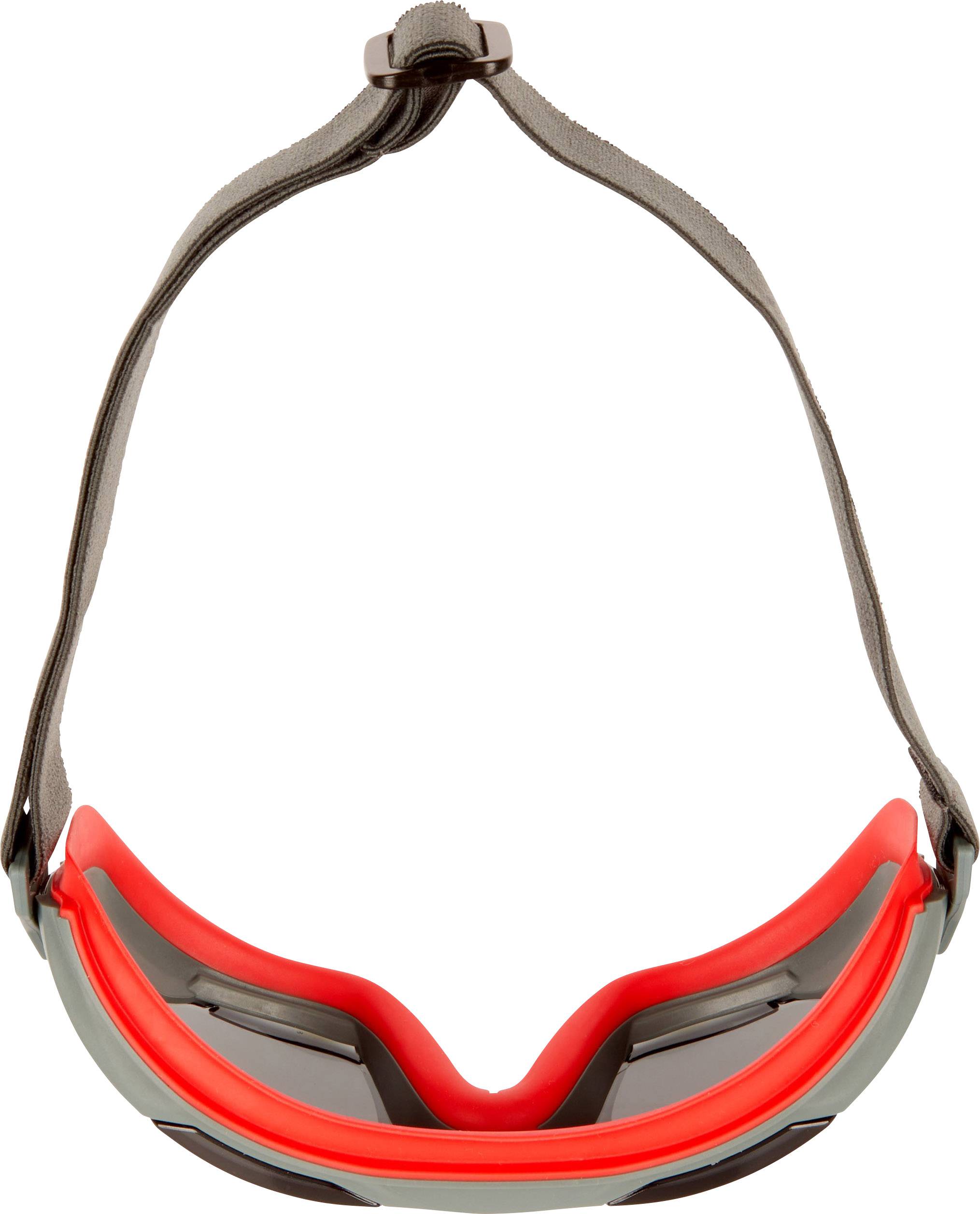 3M Goggle Gear 500 GG502SGAF Vollsichtbrille mit Antibeschlag-Schutz Rot, Grau EN 166 DIN 166