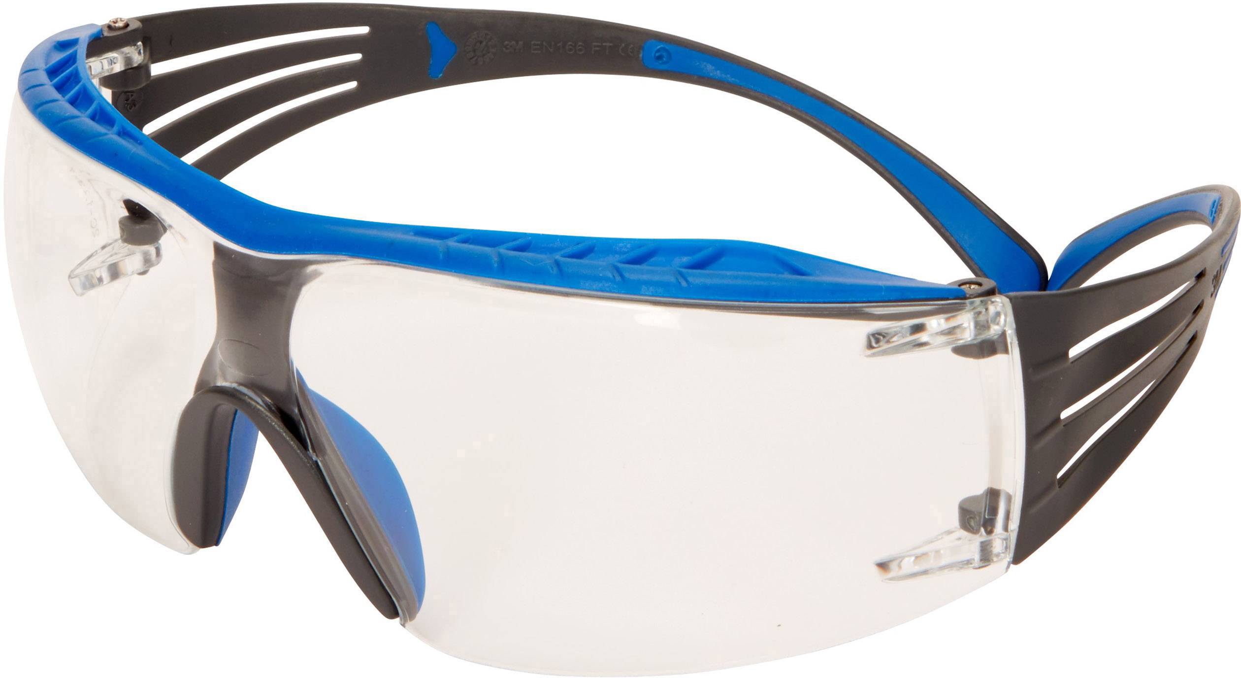 3M SecureFit SF401XSGAF-BLU Schutzbrille mit Antibeschlag-Schutz Blau, Grau
