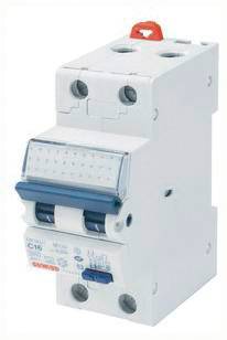 Gewiss GW95107 FI-Schutzschalter/Leitungsschutzschalter 1phasig 2polig 16 A 0.03 A 230 V