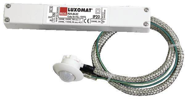 B.E.G. Brück 92976 Einbau, Unterputz Präsenzmelder 360° Relais Weiß IP20