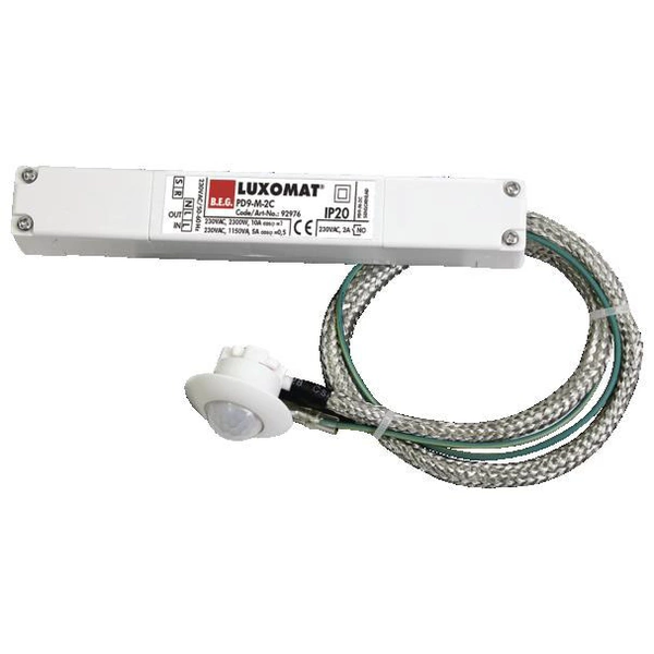 B.E.G. Brück 92976 Einbau, Unterputz Präsenzmelder 360° Relais Weiß IP20 B.E.G. Brück 92976 Einbau, Unterputz Präsenzmelder 360° Relais Weiß IP20